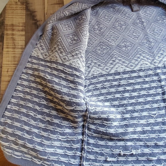 Norton Mcnaughton Petites periwinkle blue knit sweater jacket with zipper sz. PL - Picture 11 of 16
